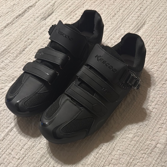 Kescoo Other - Kescoo Black Peloton Cycling Shoes (Men or Women) UK 46/ Men 12 / Women 14